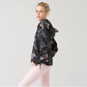 NWT Floral Windbreaker